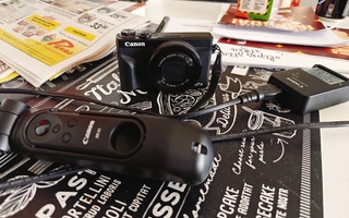 Canon PowerShot G7 X Mark lll kamera + kaukosäädin.
