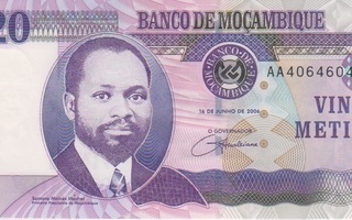 Mocambiq 20 meticais 2004