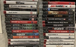PS3-pelejä 4€/kpl (voi myös tarjota könttähintaa useammalle)