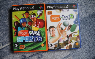 PS2 : EyeToy Play 2 ja Sports - pakettina 2 peliä
