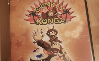 Gamecube Donkey Konga + kotelo + ohjeet