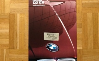 Esite BMW 3-sarja E30 lisävarusteet 1983