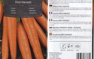 Porkkana "First Harvest" - siemenet