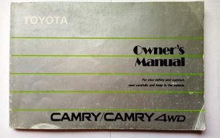 Toyota Camry/ Camry 4WD Owner's Manual