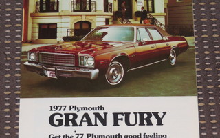 1977 Plymouth Gran Fury esite - KUIN UUSI