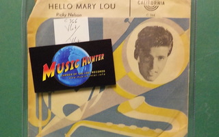 RICKY NELSON - TRAVELIN' MAN / HELLO MARY LOU - VG+/VG+ 7"