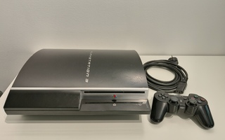 Playstation 3 FAT konsoli ja ohjain