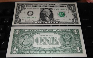 Usa Yhdysvallat 1 Dollar 2017 A Atlanta UNC