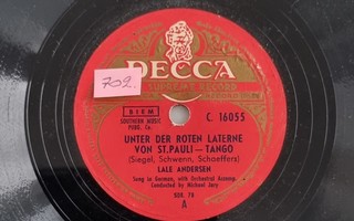 Savikiekko 1949 - Lale Andersen - Decca C. 16055