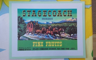 Stagecoach Orchards - laminoitu juliste