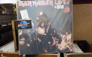 IRON MAIDEN LIVE + ONE  CREECE UUSI JA KORKKAAMATON LP +