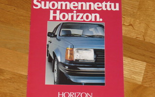 1980 Talbot Horizon esite - KUIN UUSI -  suomalainen
