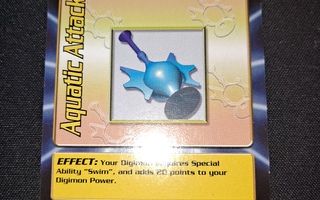 Digimon keräilykortti Aquatic Attack