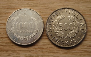 1500 mk, hopea, Suomen pankki