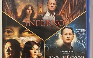 Da Vinci Code / Angels & Demons / Inferno - 3 Blu-ray (uusi)