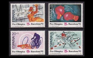 Espanja 2875-8 ** Kesäolympialaiset Barcelona (1989)