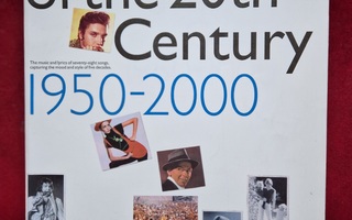 GREAT SONGS OF THE 20TH CENTURY 1950-2000. NUOTTIKIRJA