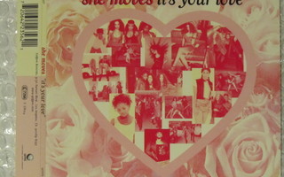 She Moves • It's Your Love CD Maxi-Single