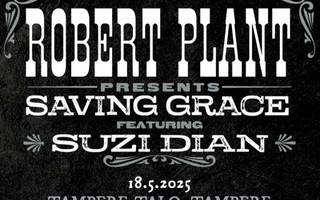 ROBERT PLANT (K18) - TAMPERE-TALO - SU 18.5 - 2 VIER. LIPPUA