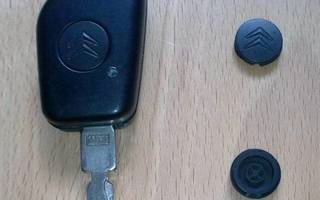 Citroën (Citroen) avaimenperän kuminen painike