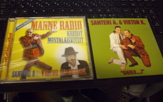 CD + CDS : Santeri A & Viktor Kalborrek MANNE RADIO + GIGOLO