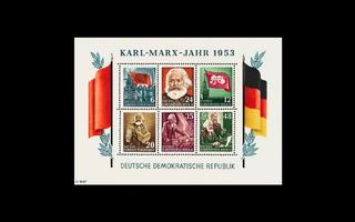 DDR 386-91BL8B ** Karl Marx (1953)