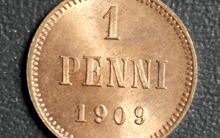 1 penni 1909   #187
