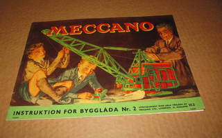 Rakennus sarja Meccano Esite 50-60 luv. 23-sivuinen