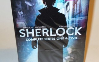 SHERLOCK COMPLETE SERIES ONE & TWO  BBC UUSI