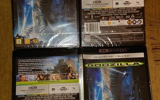 Godzilla 4K UHD Blu-ray nordic suomitextit UUDENVEROINEN