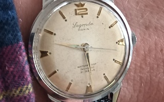 Lagonda marin 21 jewels miesten vedettävä kello