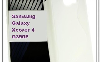 Samsung Xcover 4 - Valkoinen geelikuori & s-kalvo #23292
