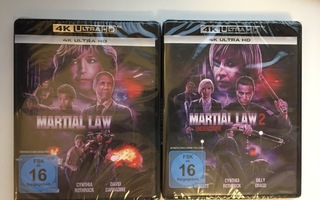 Martial Law 1 ja 2 (2x 4K Ultra HD) Cynthia Rothrock (UUSI)