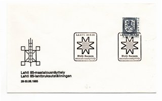 Lahti: Etelä-Suomen matalousnäyttely(erikoisleima 28.6.1985)