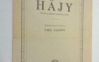 Emil Kauppi : Häjy