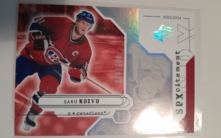 Saku Koivu - Spxcitement 2003-04 , 236/750