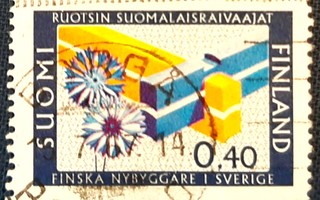1967 o  Ruotsin suomalaisraivaajat 0,40 mk, Lape627 o