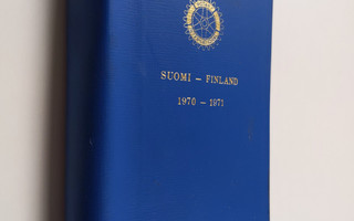 Rotary matrikkeli-matrikel 1970 - 1971 : Piirit, distrikt...
