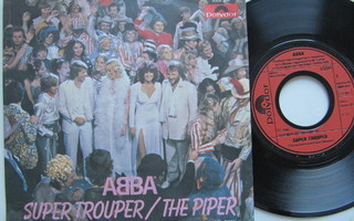 ABBA Super Trouper / The Piper   7" sinkku Saksalainen