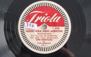 Savikiekko 1954 - Tapio Rautavaara - Triola T 4118