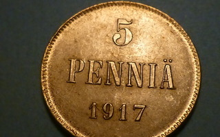 5 penniä 1917 #30