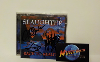 SLAUGHTER - BACK TO REALITY CD + KOLME NIMMARIA