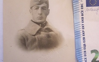 VANHA Valokuva Upseeri Vapaussoturi Rakuuna Viipuri 1919