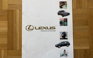Esite Lexus mallisto: LS430, GS430, RX300, IS200