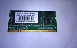 1GB PC3200 muisti