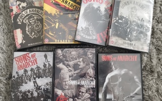 Sons of Anarchy kaudet 1-7 ( koko sarja).(osat 3,4 Uusia)DVD