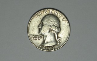 1953 USA  ¼ quarter dollari