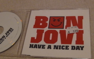 Bon Jovi Have a nice day cdep enhanced video EU 2005