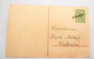 1917/M Aitomäki (Valkeala) rivil kortilla