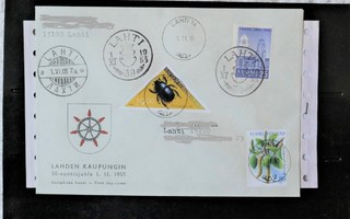 FDC Lahti 1955, Kuori postitettu uudelleen 1995